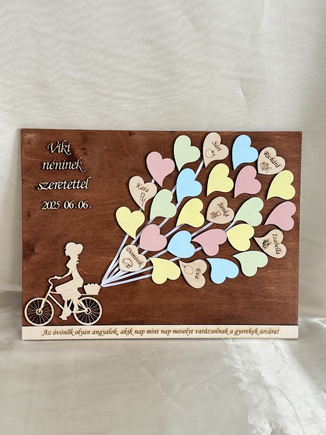 Egyedi ballagási emléktábla – szívből készült ajándék