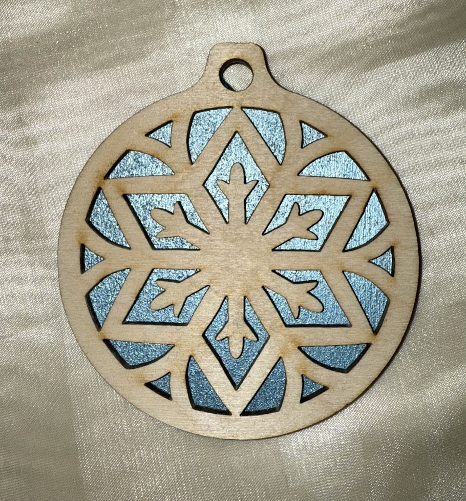 Hópehely karácsonyfadísz