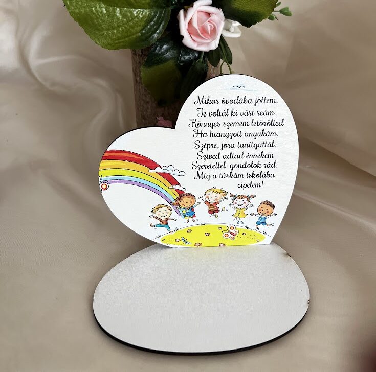 Talpas szív – búcsúajándék óvodai és bölcsődei ballagásra