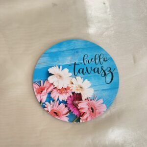 Hello tavasz - dekorációs tábla