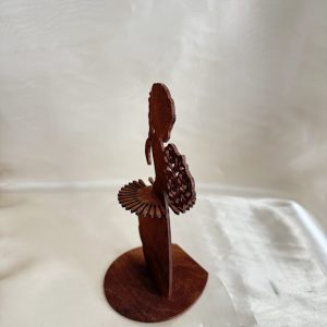 Menyasszonyos szalvétatartó, asztali dekor