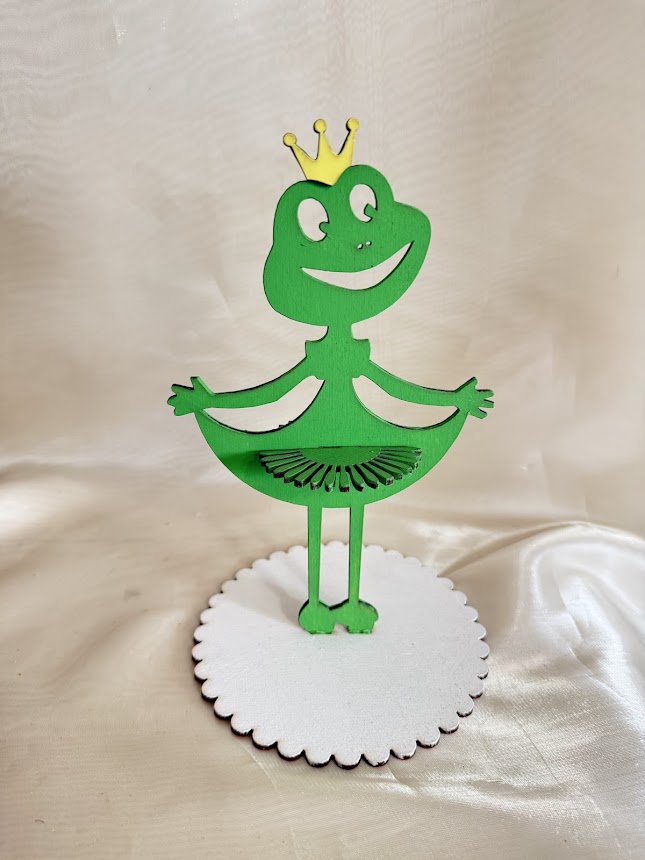 Békás szalvétatartó, asztali dekor